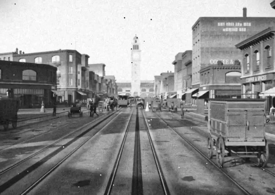 1906 San Francisco Market Street rebuilt in Blender