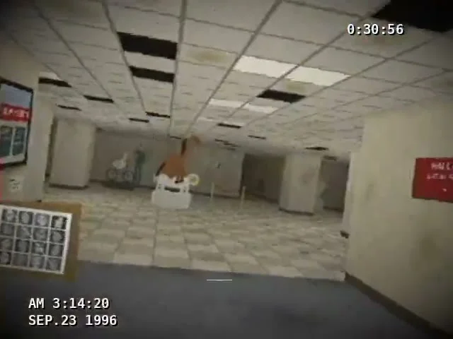 VHS found footage wanders a Backrooms of failed AI tests