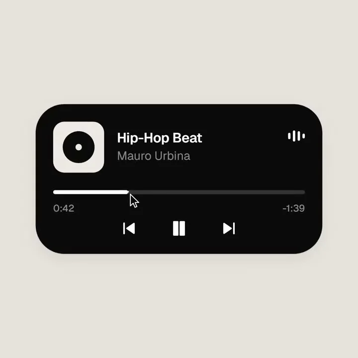 Looping morph from one shape into app UI states