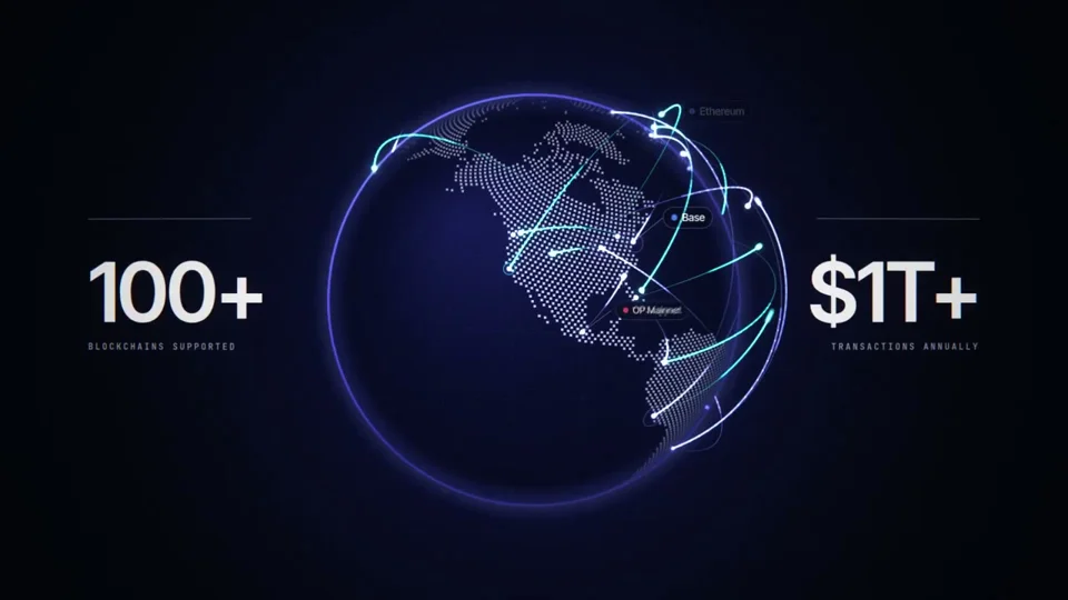 Alchemy showreel highlights a global blockchain network map
