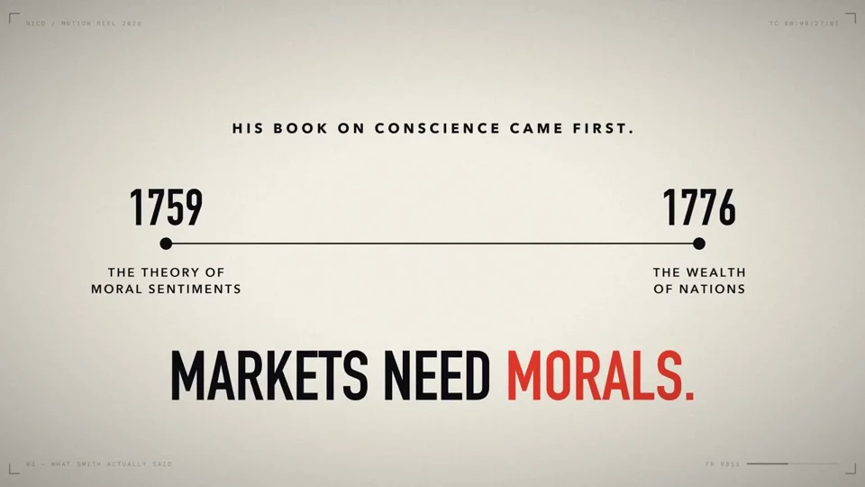 Civic showreel argues markets need morals