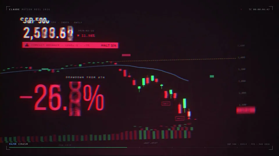 Stock-market reel charts the S&P 500 to a 247% gain