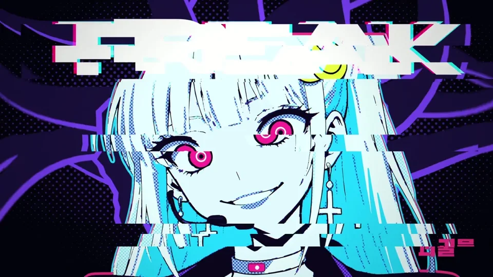 Glitchy anime host opens a weekly tech recap