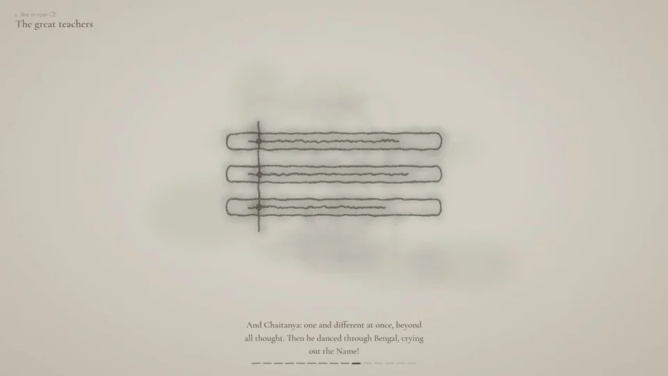 Pencil-line animation traces 5,000 years of Indian faith