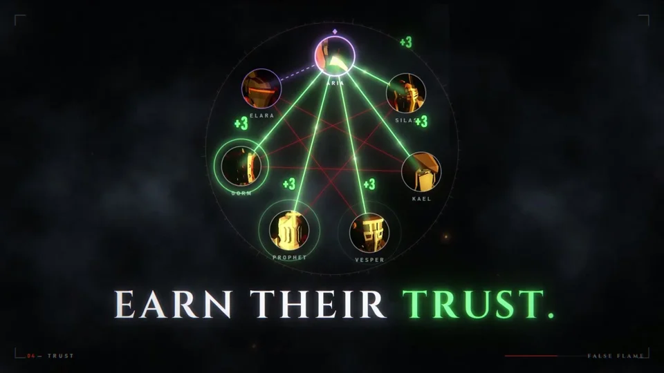 Fiery titles pitch the betrayal game False Flame
