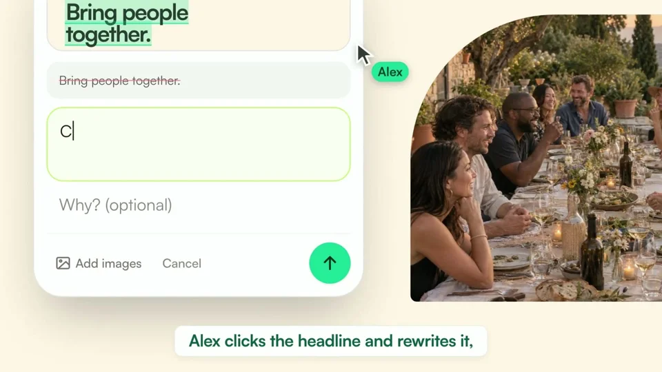 DesignLoop feedback flow hands website edits to Claude Code