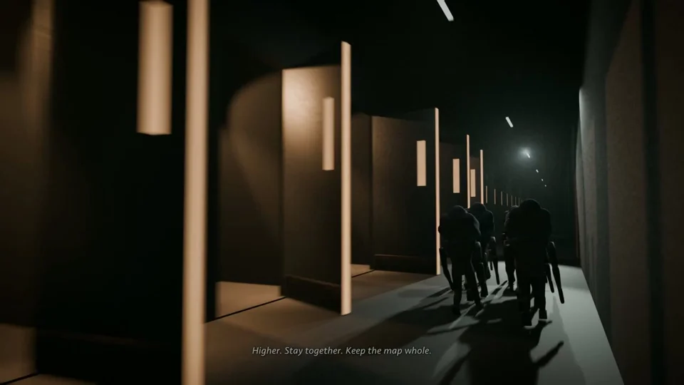 Lonely robots in a dark 3D world retell the Hugging Face incident