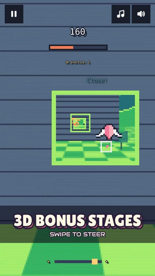 Tap-to-fly game hops across 21 worlds and boss battles