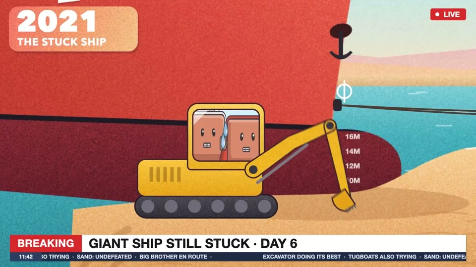 Box mascots reenact viral memes from 2010 to 2026