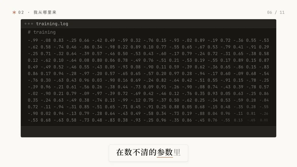 Minimal Chinese typography on what Claude is and where it came from