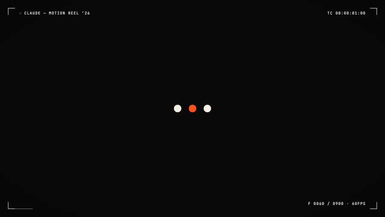 Claude motion reel