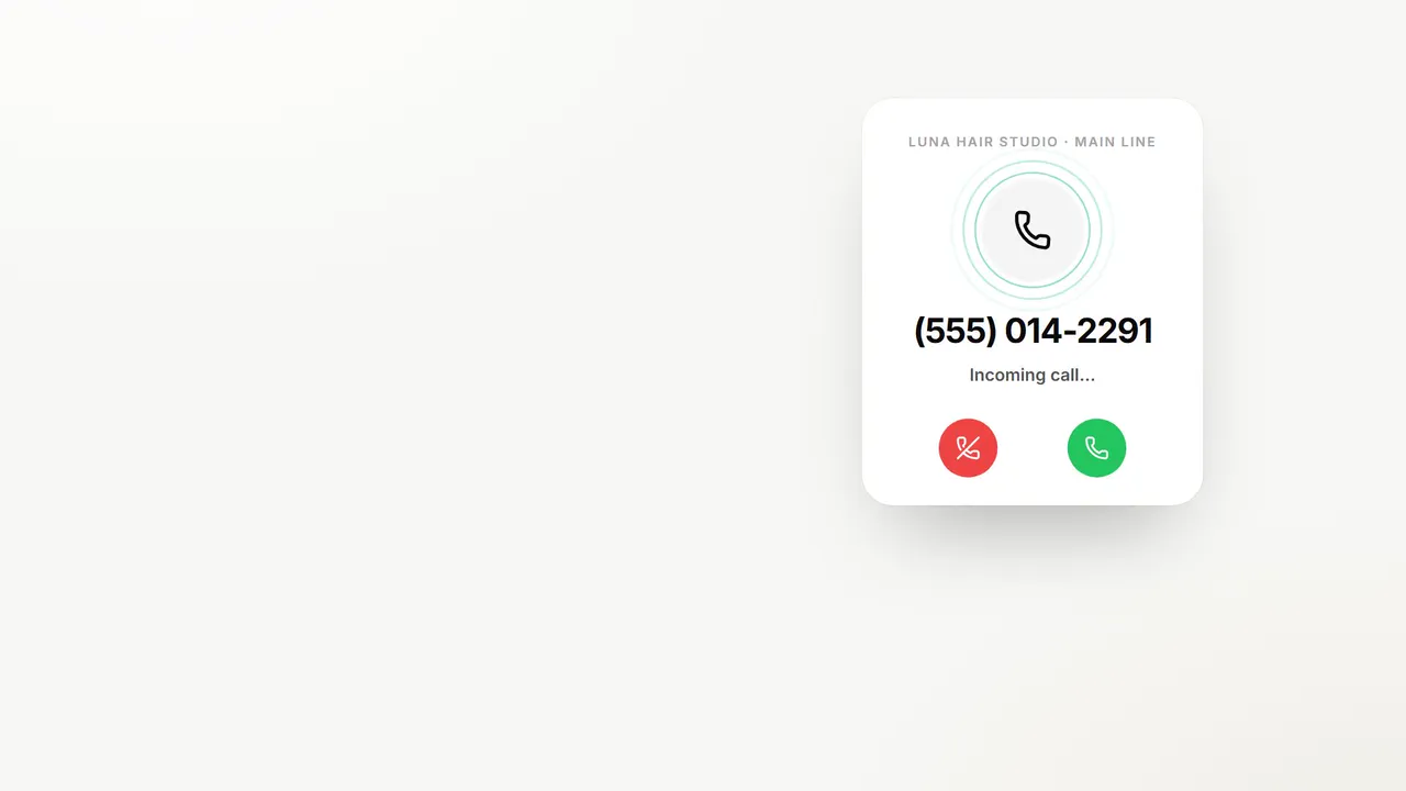 Voice agent SaaS launch