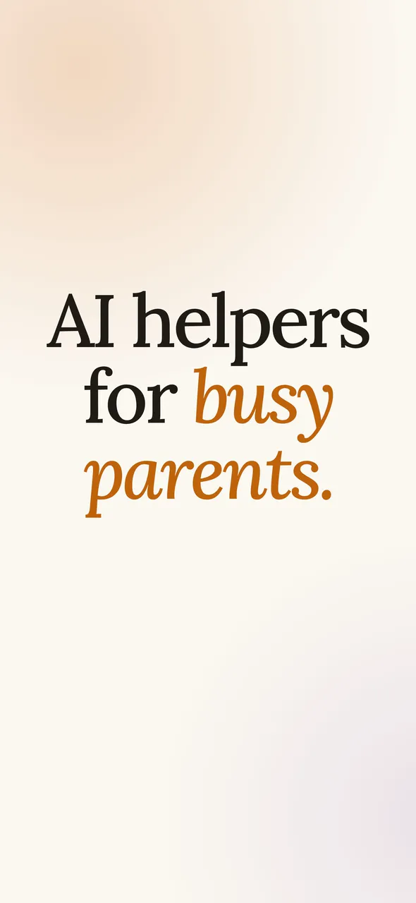 Parenting app hype video