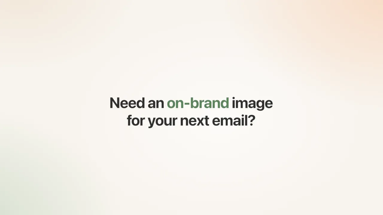 Tented image gen product video