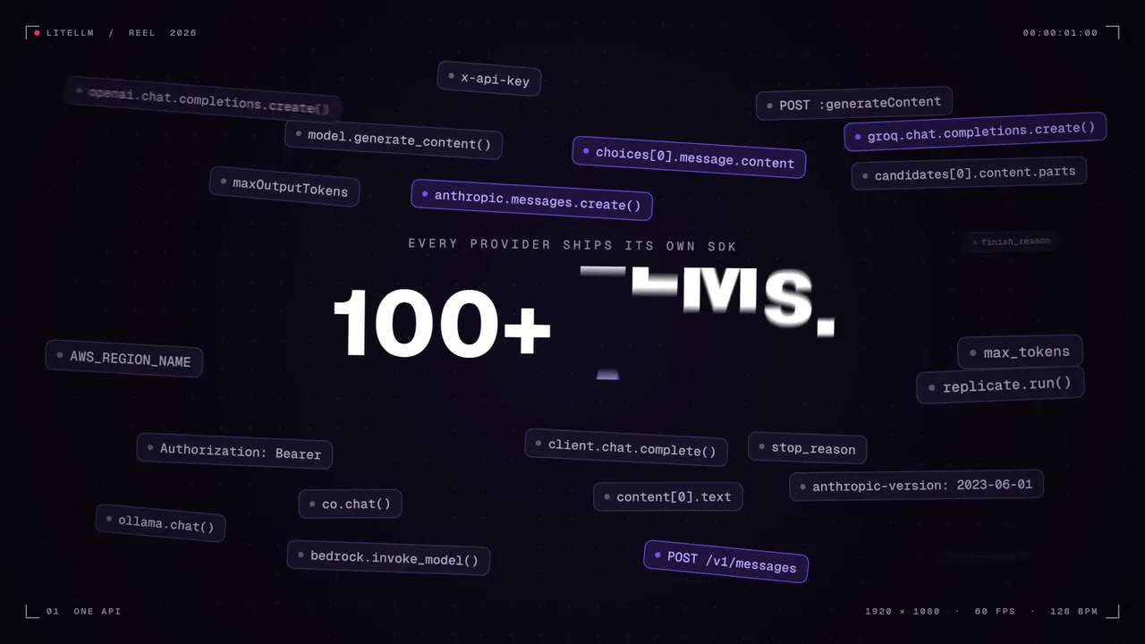 LiteLLM promo reel