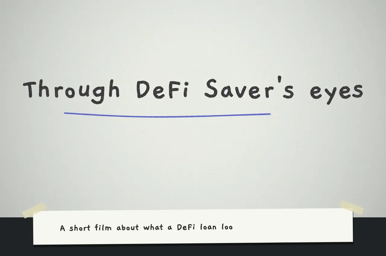 DeFi Saver stop-motion explainer