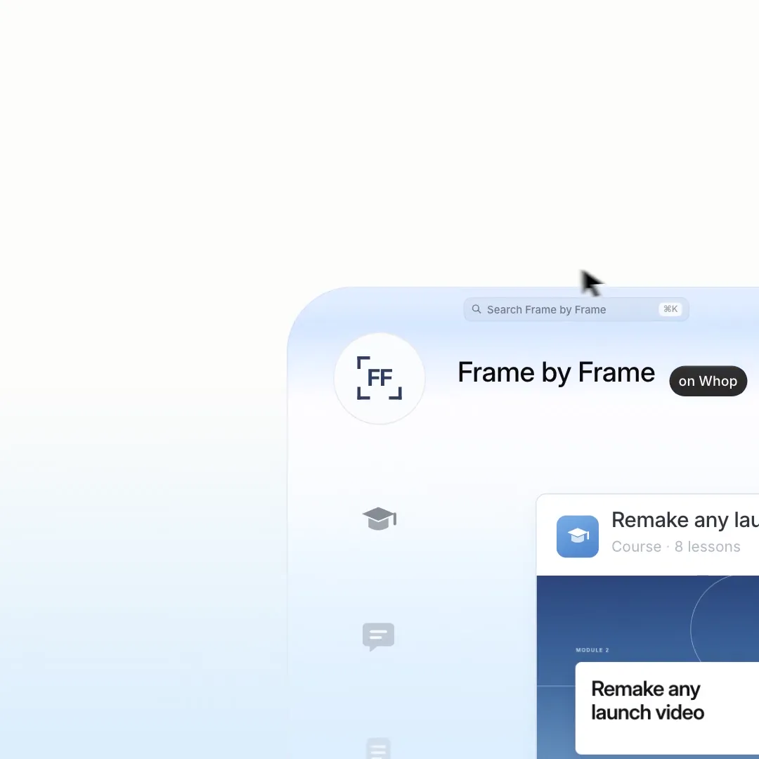 Frame by Frame launch video