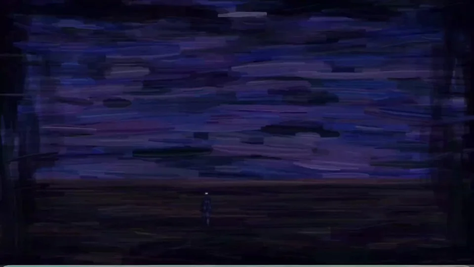 Brush-painted short film about hidden emotions