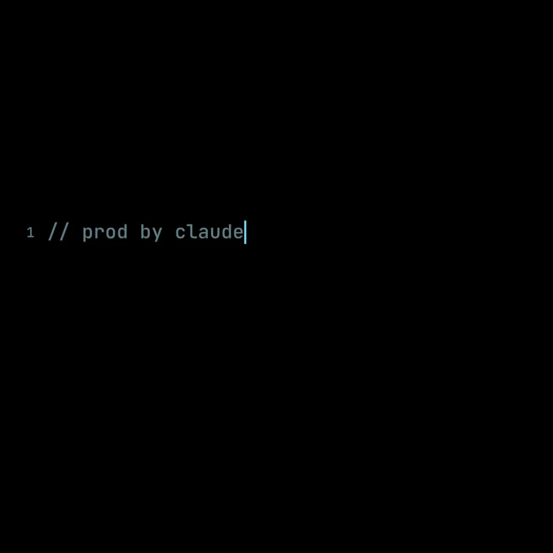UK dubstep track with ASCII visuals