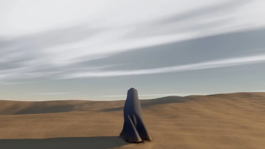 I built a procedural desert explorer with Claude Code (Opus 5) and Three.js