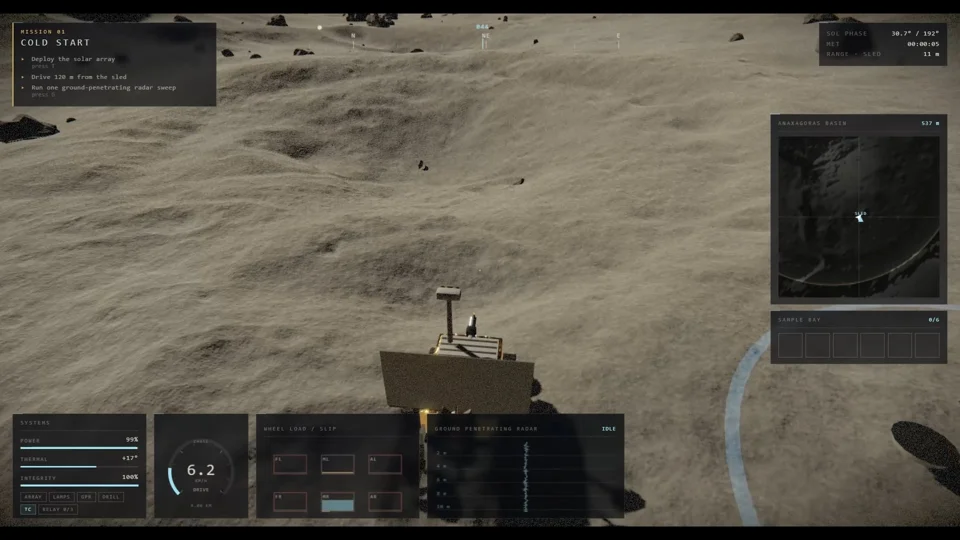 I created a 3D moon rover survey game with Opus 5.