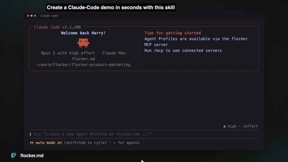 I built a template for creating Claude Code demo videos with Remotion (skill)