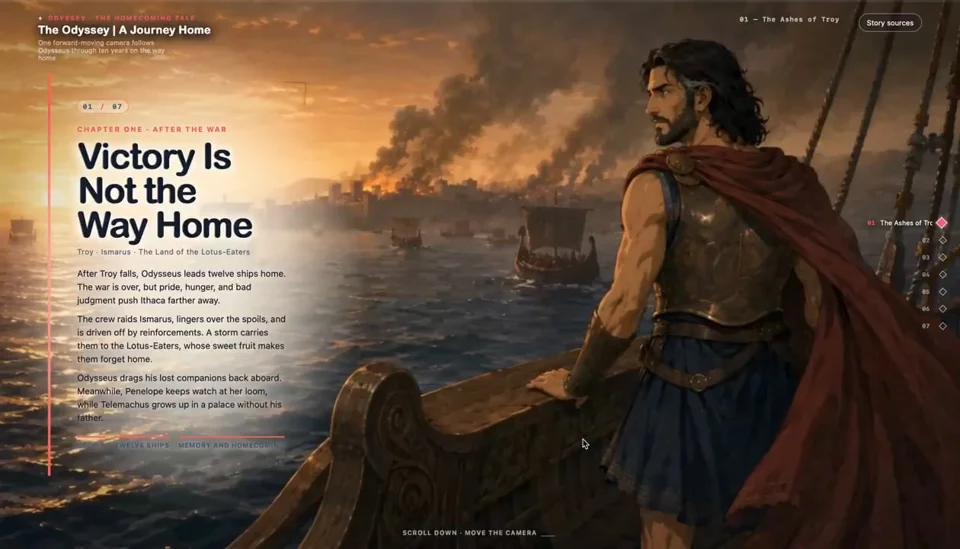 How to build a scroll-driven story website with Claude (workflow + prompts)