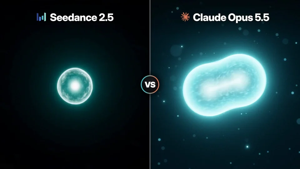 A video model Seedance 2.5 vs a text model Opus 5.5