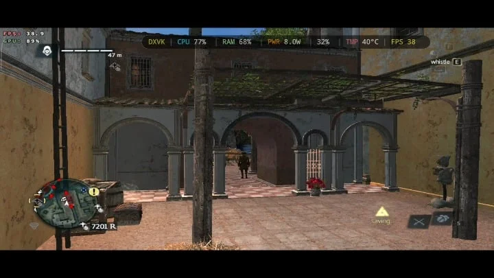 Assassin's Creed Black Flag on Dimensity 8400. 35+Fps