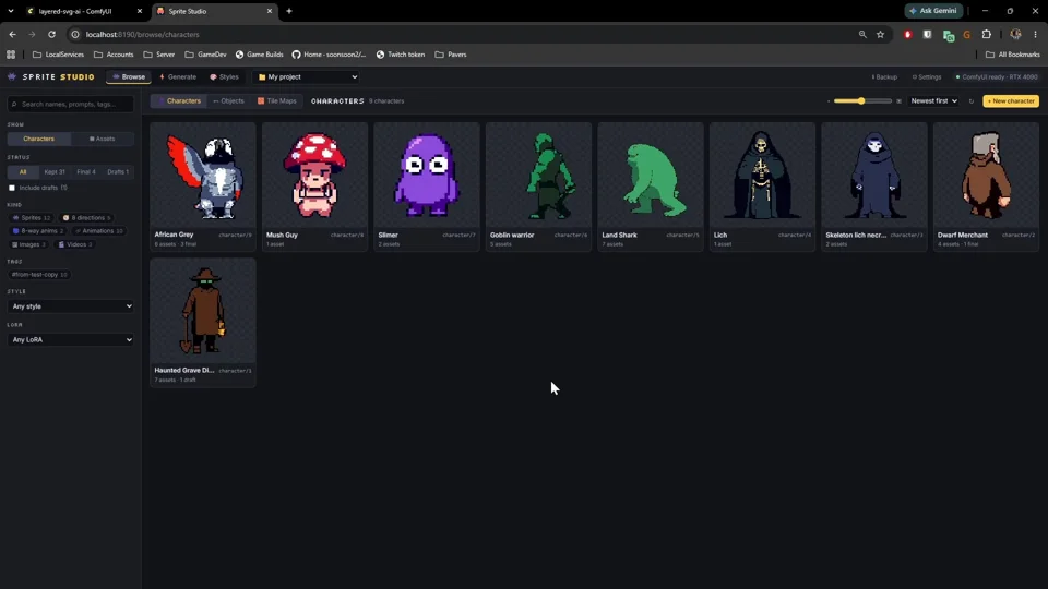 Made a Local Pixel Sprite Studio!