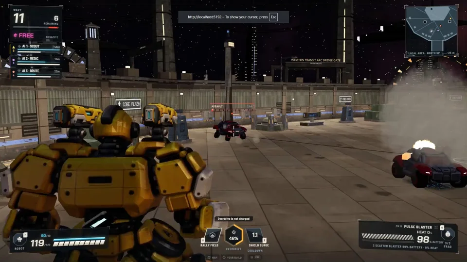 One Month Into Developing Overdrive: My Transformers Inspired Wave Survival Game