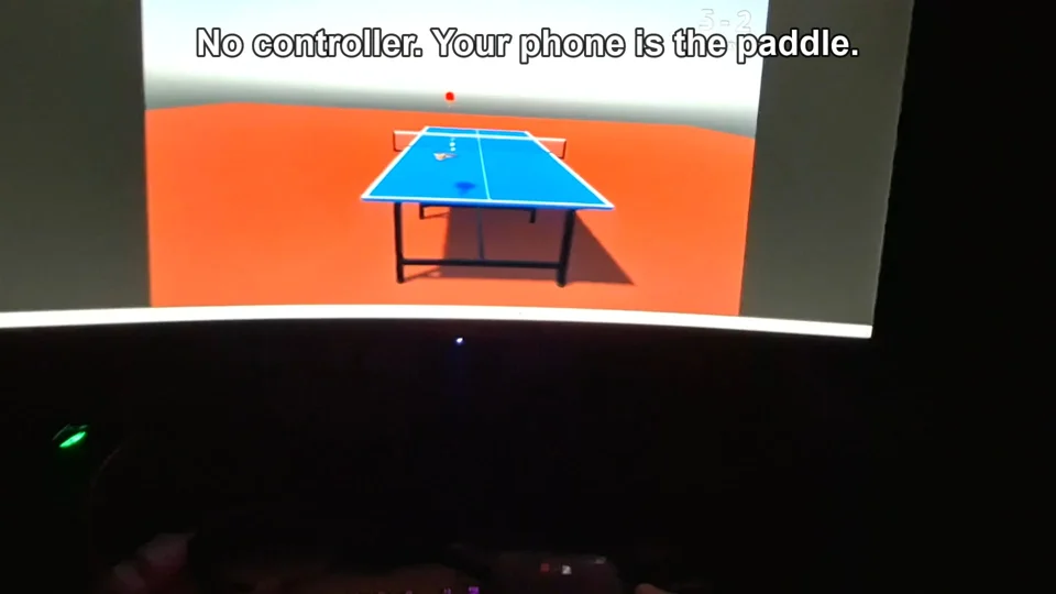 I made a small demo to test using your phone's motion sensors as a game controller