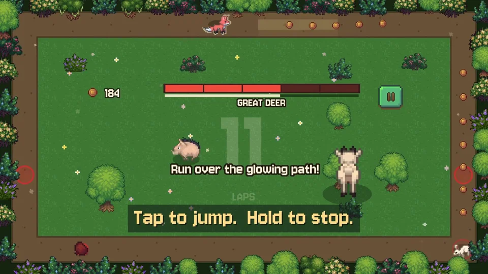 Edgy Fox: a precision roguelite where a fox runs the edge of your screen