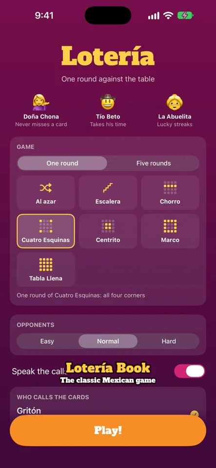 I made a Mexican Lotería (bingo) game for iPhone using a mix of AI and traditional assets.