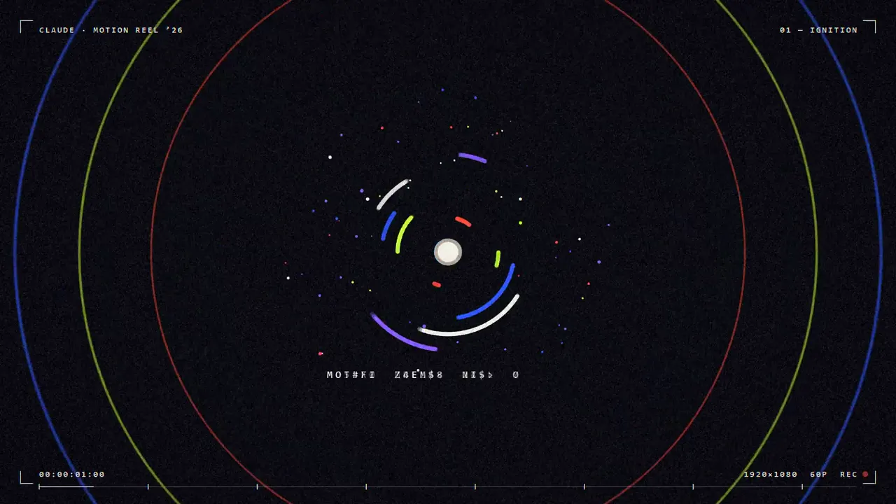 Claude motion design showreel