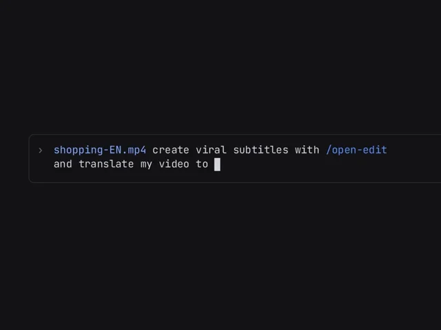 🚨 Introducing VEED OpenEdit.