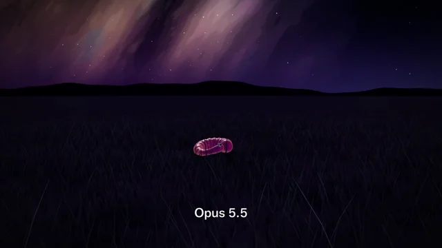 made this 3D worm animation entirely out of code, one clip on Opus 5, one on Opus 5.5.