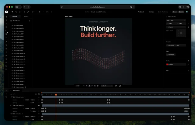 Claude Opus 5.5 launched today. So I gave it one prompt: animate your own launch film.