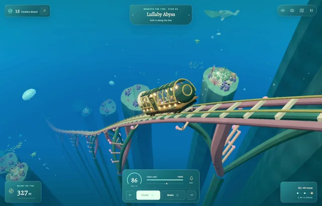 Opus 5.5 built and updated my ghibli-themed underwater train sim game! also used @usecrayon with…