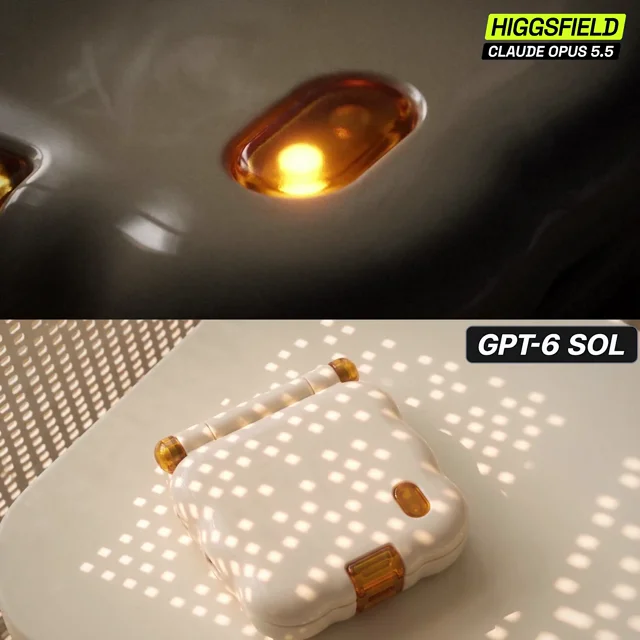 Claude Opus 5.5 vs GPT-6 Sol in commercial motion design.