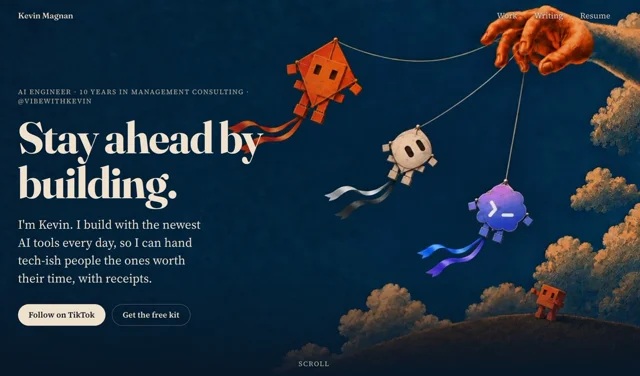 FINALLY got the courage and motivation to start building animated hero pages and upping my design…