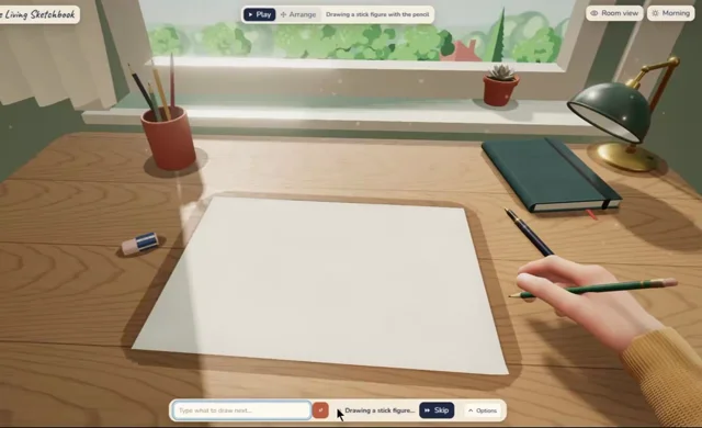 I created a living scratchpad with Opus 5.5!