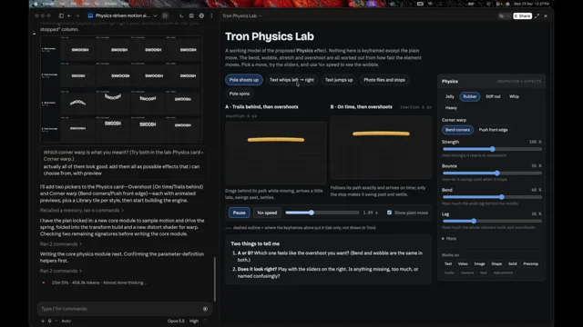 Opus 5.5 can build physics motion engine so easily...