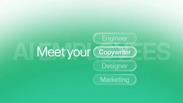 Phone lock screen and brand type introduce an AI team product