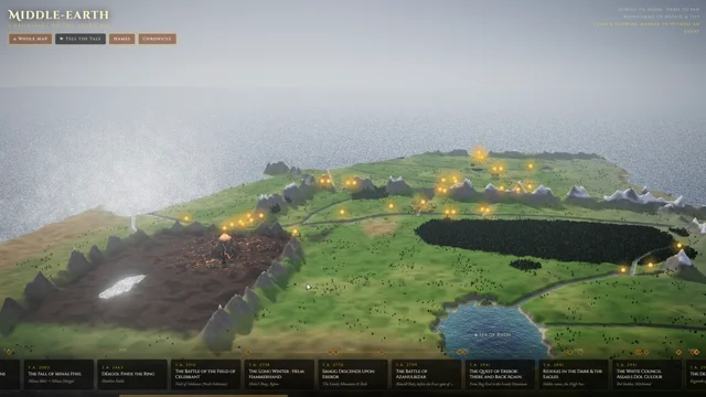 Claude Opus 5.5 created an interactive 3D map of Middle-Earth, with the ability to see the events of…