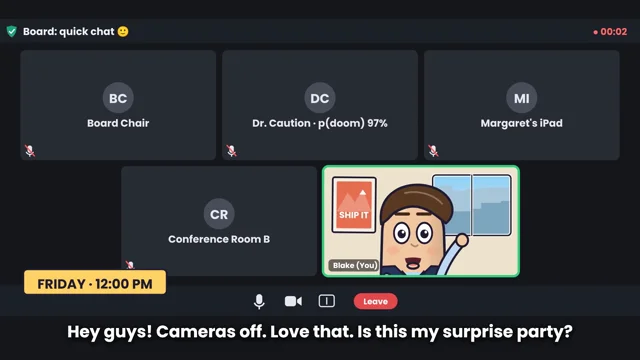 I told Opus 5.5 to make an animated video depicting a fictional board coup at a frontier AI lab