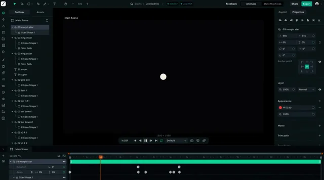 Tried creating a Motion Reel for Claude with Opus 5.5 and built it with Lottie Creator MCP.