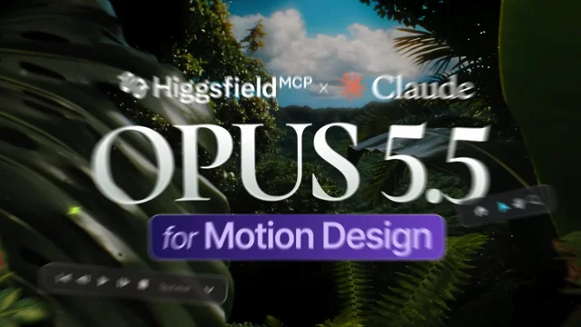 Introducing Higgsfield x Claude Opus 5.5 for Motion Design.