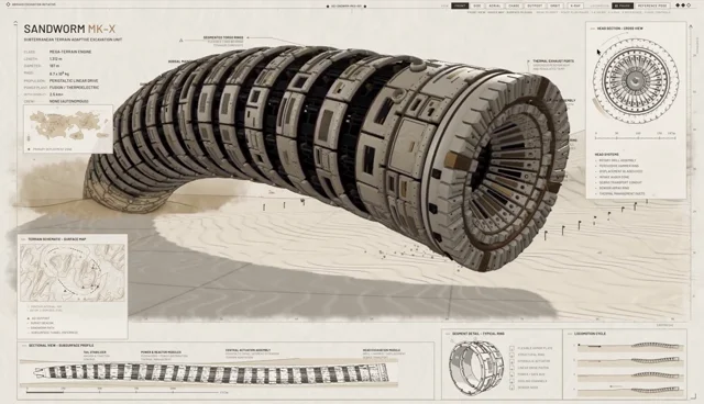 Someone asked Opus 5.5 to turn a Dune sandworm into a robot, and it came back with a full engineering…