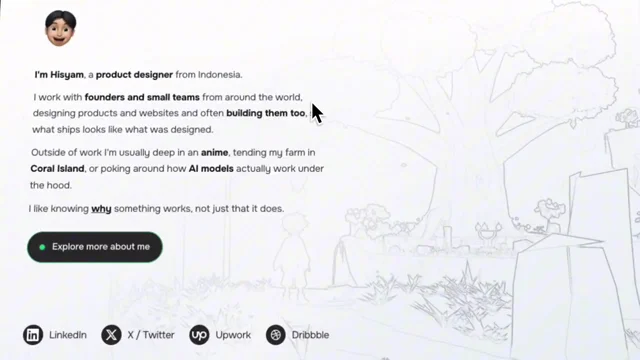 I've had this personal site concept in my head for a while. Now Three.js and Claude Opus 5.5 helped…